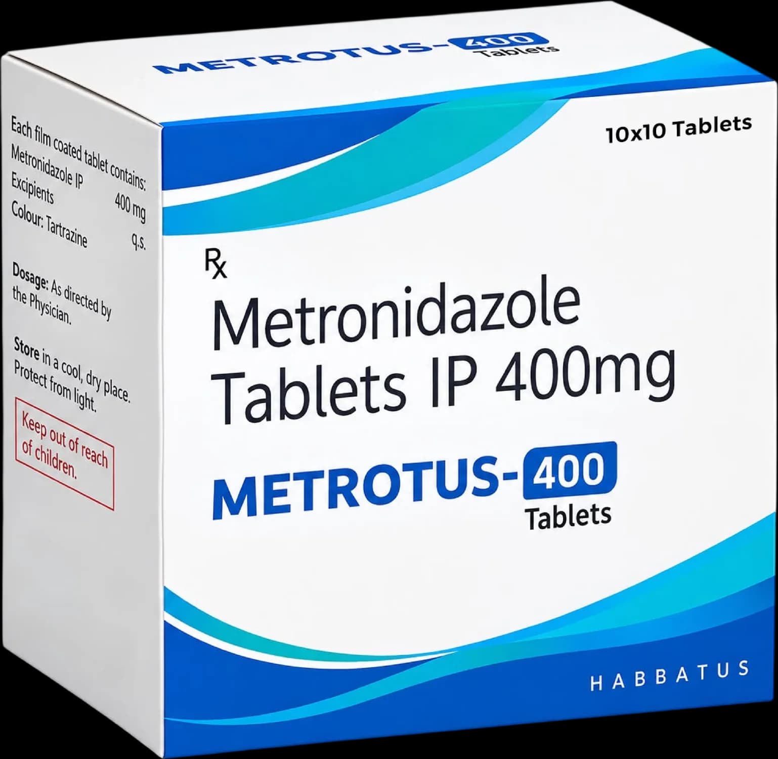 Metrotus-400 tablet carton